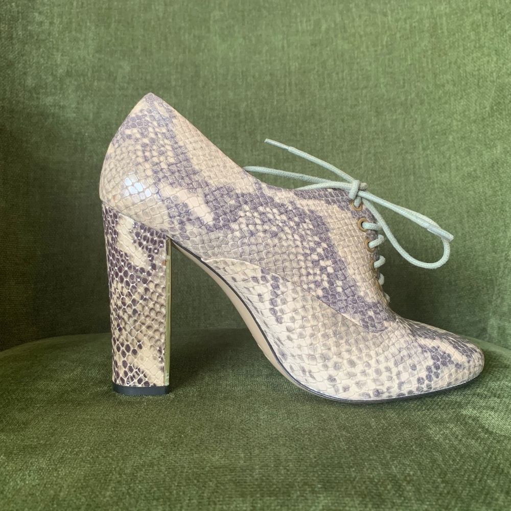 Pour La Victoire | Snake Skin Booties 7.5